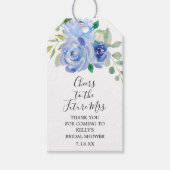 未来のミセス・ブライダルシャワー・シャンパンへの応援 ギフトタグ (正面)