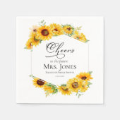 未来のミセス・ブライダルシャワー・ナプキンスへの応援 スタンダードカクテルナプキン (正面)