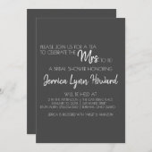 未来のミセス・ブライダルシャワー 招待状 (正面/裏面)