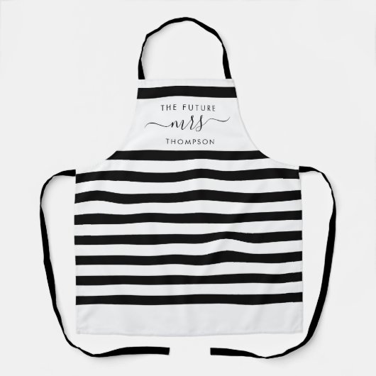 『未来のミセス·ブラック·エレガントモダン』 エプロン (正面)