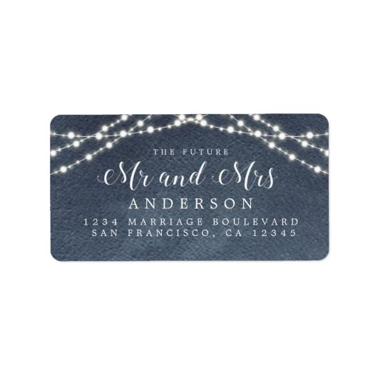 未来のミセス・ライツブルー結婚ズ帰還 ラベル (正面)