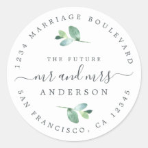 未来のミセス・リーフ結婚の差出人住所