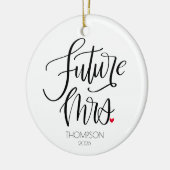 未来のミセス | 写真になる花嫁 セラミックオーナメント (左)