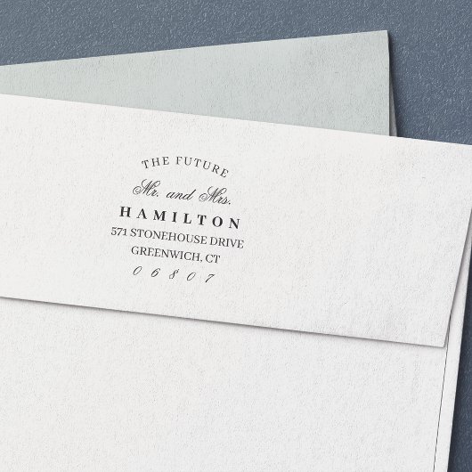 未来のミセス |差出人住所 セルフインキングスタンプ