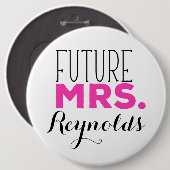 未来のミセス 缶バッジ (正面&裏面)