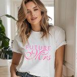 未来のミセス |花嫁 トライブレンドTシャツ<br><div class="desc">この結婚テーマのデザインはエレガント文字「フューチャー・ミセス」をピンクのタイポグラフィで取り上げている。Evco Studio www.zazzle.com/store/evcostudioデザイン#wedding #mrs #clothing #apparel #gifts #fiancee #engagement #marry #bride #marriedコールドhazoコールドhazo kyotoコールド</div>