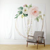 未来のミセス・金ゴールド・ブライダルシャワー・バックドロップ・フォト・ブース タペストリー (インサイチュ(横))