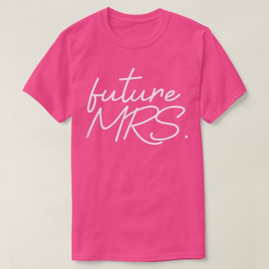 未来のミセス Tシャツ (デザイン正面)