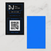 未来のミニマリズム主義者、黒と青  名刺 (正面/裏面)