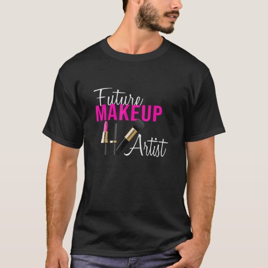 未来のメイクアップアーティスト Tシャツ (正面)