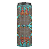 未来のモノグラムのフラクタル星 タンブラー (裏面)