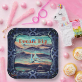 未来のライトドリームビッグ ペーパープレート (パーティー)