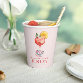 未来のライトピンクさんに乾杯 紙コップ