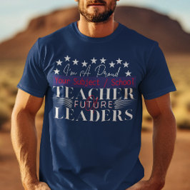未来のリーダーを育てる先生 - バックトゥスクール Tシャツ