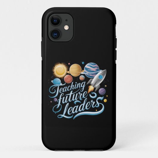 未来のリーダーを育てる宇宙惑星の先生 Case-Mate iPhoneケース (裏面)