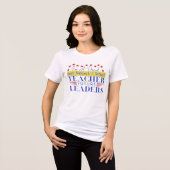 未来のリーダーを育てる第三の学校の先生 トライブレンドＴシャツ (正面全面)