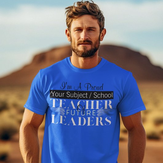 未来のリーダーを育てる高校の先生 Tシャツ
