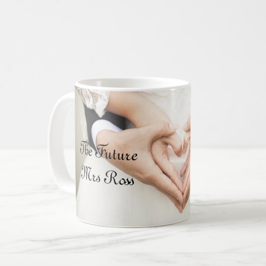 未来のロスModern Name夫人のコーヒー・マグ コーヒーマグカップ (正面左)