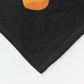 未来のロッククライマー フリースブランケット (角)