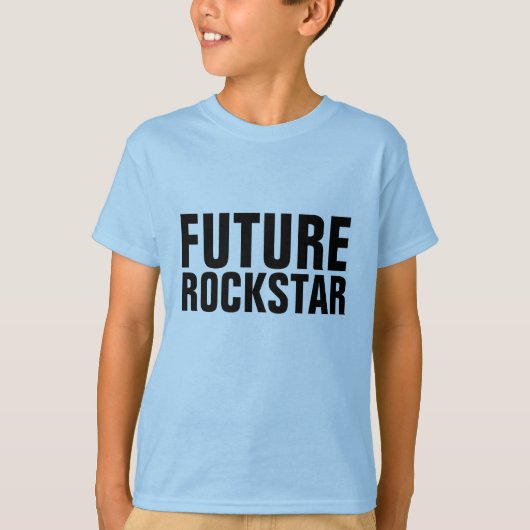 未来のロックスターキッズTシャツ Tシャツ (正面)