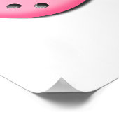 未来のロックスターピンクギターポスター ポスター (角)