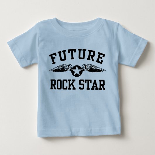 未来のロックスター ベビーTシャツ (正面)