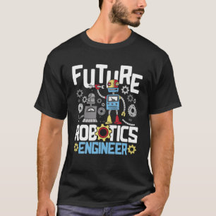 未来のロボット工学エンジニア – エンジニアリングロボット愛好家 Tシャツ