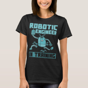未来のロボット工学技術者ボーイガールロボット Tシャツ