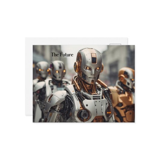 未来のローミングロボット ポストカード (正面/裏面インサイチュ)