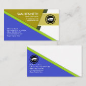 未来の三角形経路サプライチェーン 名刺 (正面/裏面)