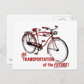 未来の交通 ポストカード (正面/裏面)