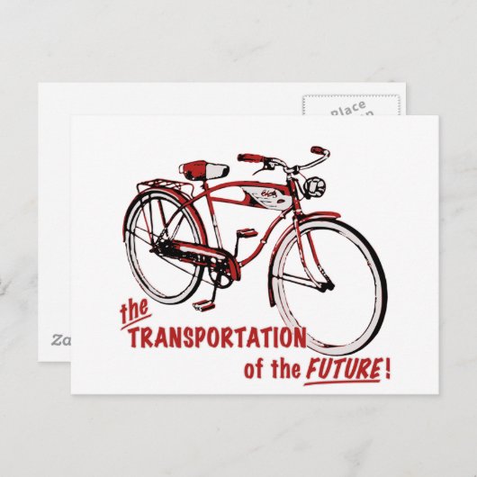 未来の交通 ポストカード (正面/裏面)