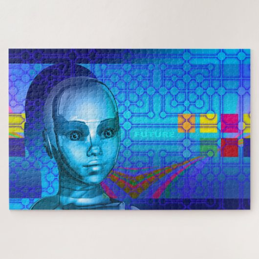 未来の人間パズル ジグソーパズル (横)