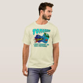 未来の今日 楽しいTシャツ Tシャツ (正面フル)