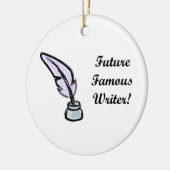 未来の作家 セラミックオーナメント (左)