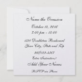 未来の作成 – 招待状 (裏面)