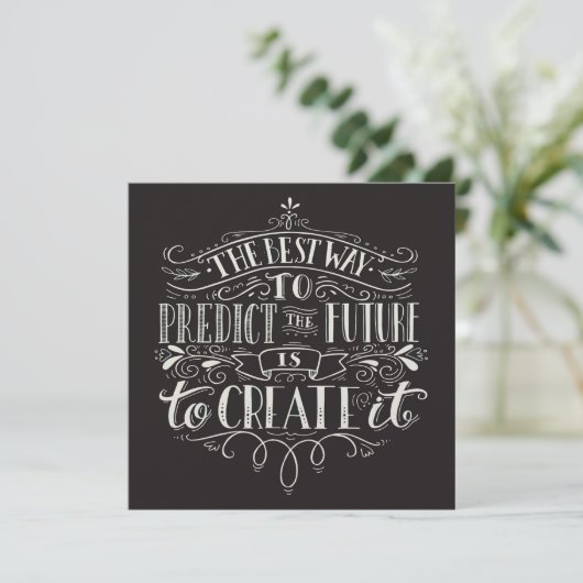 未来の作成 – 招待状 (スタンド正面)