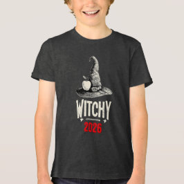 未来の先生の魔法使い2026 キッズハロウィンTシャツ, トライブレンドTシャツ