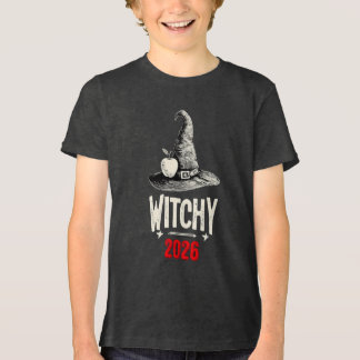 未来の先生の魔法使い2026 キッズハロウィンTシャツ, トライブレンドTシャツ