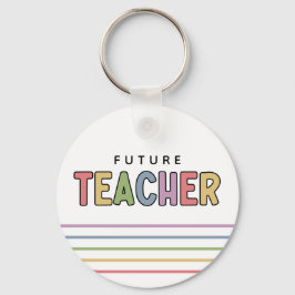 未来の先生カラフルかわいい キーホルダー