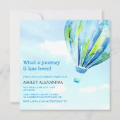 未来の冒険ホットエアバルーン引退パーティー 招待状 (正面)