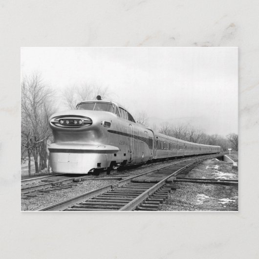 未来の列車! ポストカード (正面)