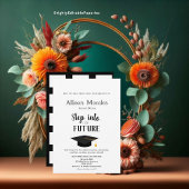 未来の卒業シンプルにクラシック踏み込む 招待状