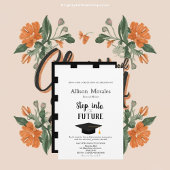 未来の卒業シンプルにクラシック踏み込む 招待状