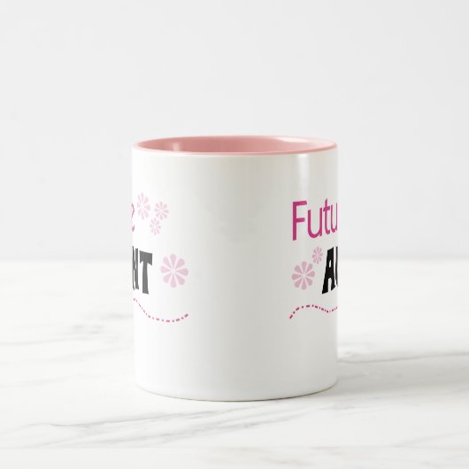 未来の叔母さんTshirtsおよびギフト ツートーンマグカップ (中央)