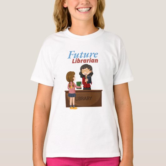 未来の司書 Tシャツ (正面)