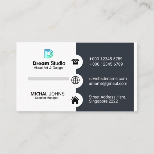 未来の名刺 名刺 (正面)