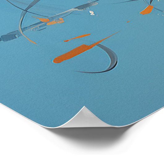 未来の垣間見絵画る ポスター (角)