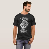 未来の堆肥専門家 コンポスター 堆肥化ミミズ Tシャツ (正面フル)
