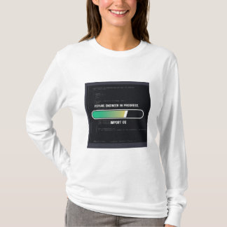「未来の夢が進行中 – あなたの野心を衣服!」 Tシャツ